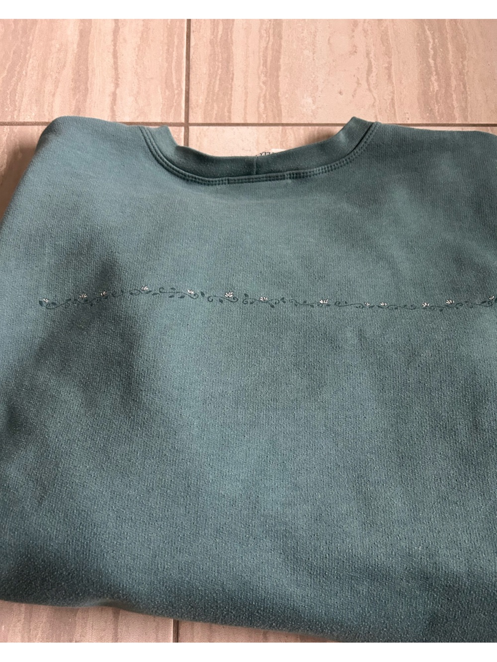 Vintage Northern Reflections Crewneck Sweatshirt in Teal‎ size L/Xl - Picture 4 of 4